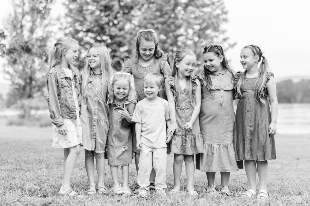 Relaxed outdoor family photography at Chester Frost Park