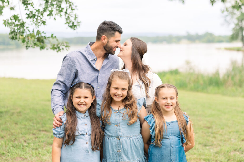 Candid family moments during a Chattanooga TN family photo session